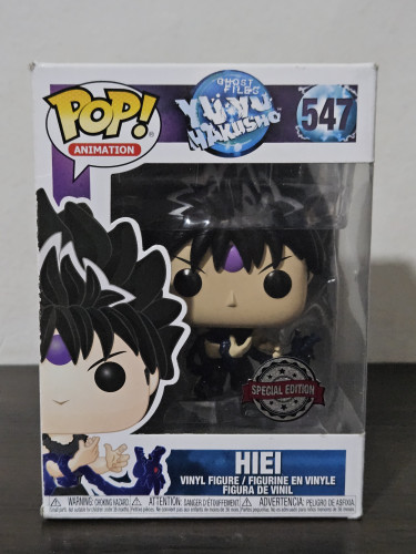 Funko Pop Hiei 547 Caixa com Detalhes Original Yu Yu Hakusho #547 - Produto Original