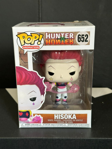 Funko Pop Hisoka (detalhe na caixa) Hunter X Hunter #652 - Produto Original