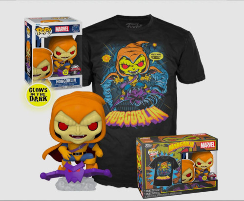 Funko Pop Hobgoblin 959 Glows + Camiseta G Spider-Man Original-FUNKO POP-1