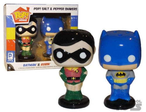 Funko Pop Home Dc - Salt and Pepper Batman e Robin DC #1 - Produto Original
