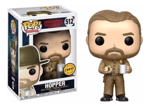 Funko Pop Hopper - Chase Stranger Things #512 - Produto Original