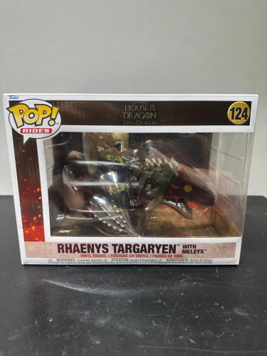 Action Figures Funko Pop House Of Dragon Rhaenys Targaryen With Meleys 124 - Television House Of The Dragon - #