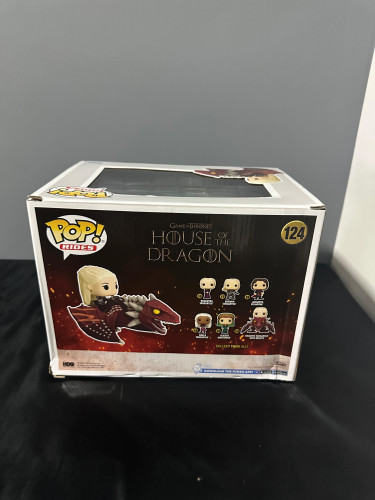 Action Figures Funko Pop House Of Dragon Rhaenys With Meleys 124 Detalhe - House Of The Dragon - #