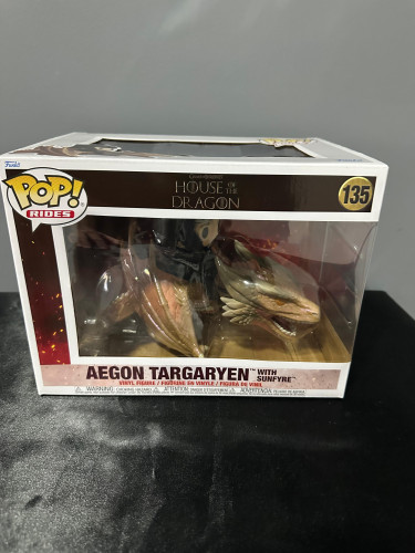 Action Figures Funko Pop House Of The Dragon Aegon Targaryen Sunfyre 135 - House Of The Dragon - #