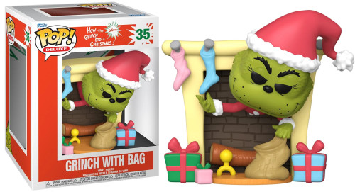 Funko Pop How The Grinch Stole Christmas Grinch With Bag Deluxe-The Grinch-35