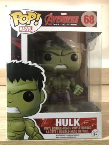 Funko Pop Hulk Disney Vingadores Marvel Avengers Age Of Ultron #68 - Produto Original