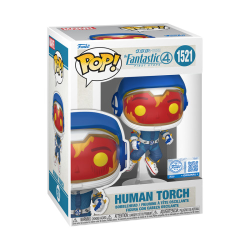 Funko Pop Human Torch (space Suit)-Quarteto Fantástico-1521