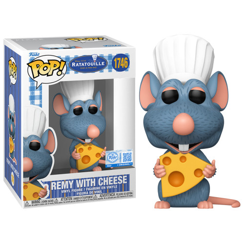 Funko Pop Remy With Cheese Exclusive Disney Ratatouille #1746 - Produto Original