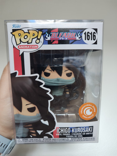 Funko Pop Ichigo Kurosaki CRUNCHYROLL Store Exclusivo 1616-Animation Bleach-1616