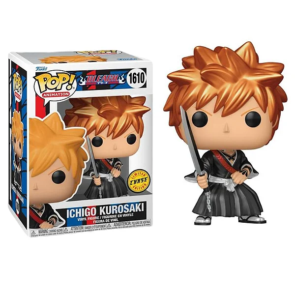 Funko Pop Ichigo Kurosaki Metallic Chase - Bleach  #1610