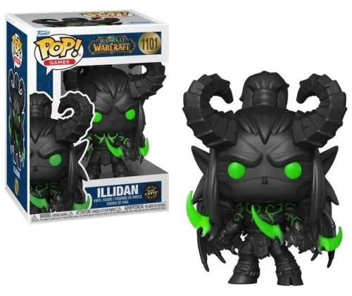 Funko Pop Illidan World Of Warcraft Glow Chase *detalhe Na Pintura* World Of Warcraft #1101 - Produto Original