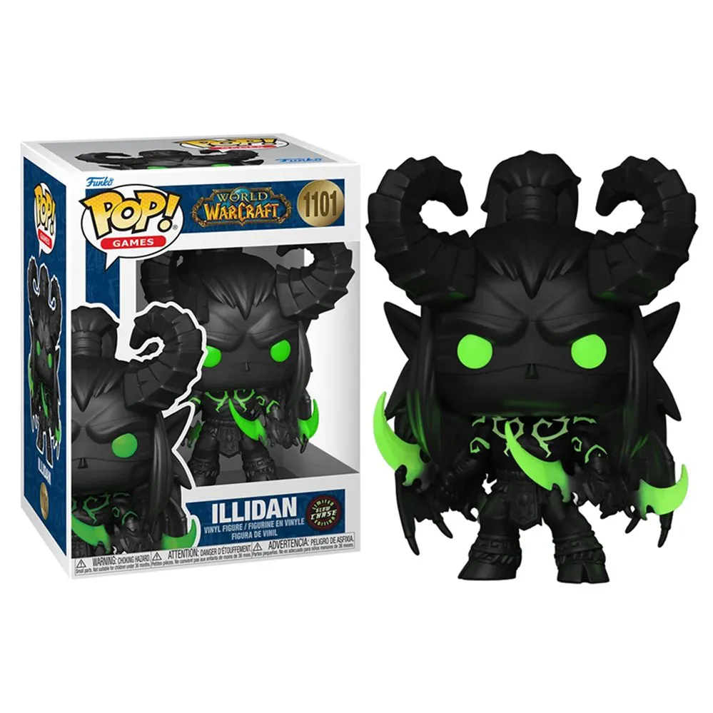 Funko Pop Illidan World of Warcraft Glow in the dark Chase 1101 (detalhe na pintura) [Limited Edition] Warcraft #1101 - Produto Original