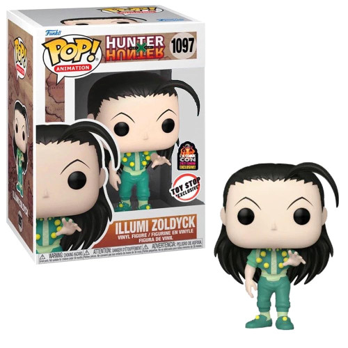 Funko Pop Illumi Zolcyck Lacc Exclusive (detalhe na caixa) Hunter X Hunter #1097 - Produto Original