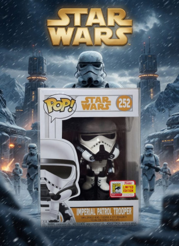 Funko Pop Imperial Patrol Trooper Sdcc 2018 Star Wars #252 - Produto Original