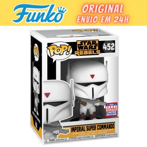 Funko Pop Imperial Super Commando - Exclusivo 2021 Summer Convention - Star Wars Rebels - #452