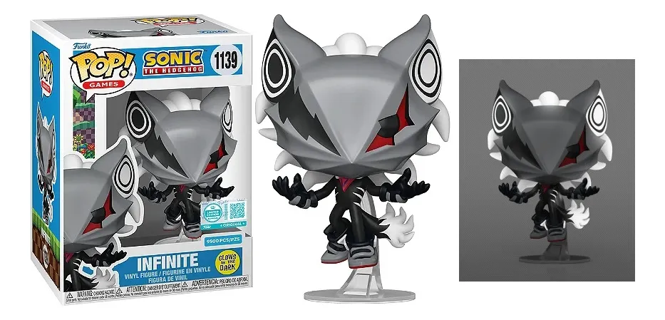 Funko Pop Infinite #1139 Glow Limited Edition Supreme Sonic Sonic The Hedgehog #1 - Produto Original