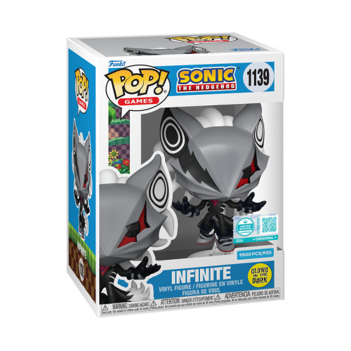 Funko Pop Infinite Glow Limited Edition Supreme Sonic The Hedgehog #1139 - Produto Original
