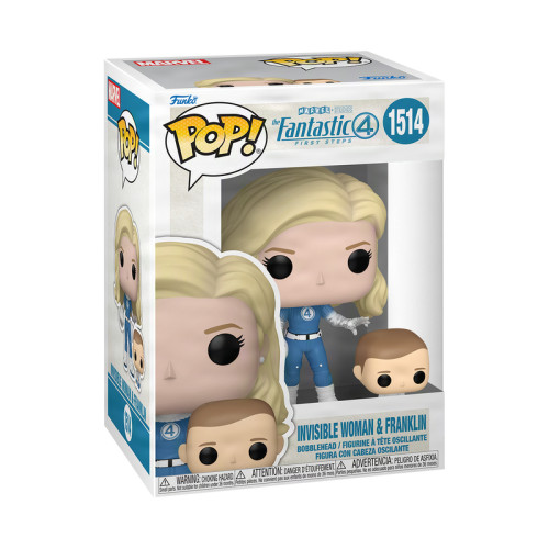 Funko Pop Invisible Woman & Franklin-Quarteto Fantástico-1514