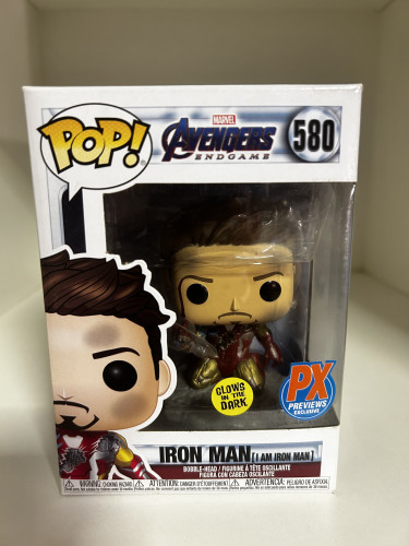 Funko Pop Iron Man (I am Iron Man) exclusivo PX-Marvel-580