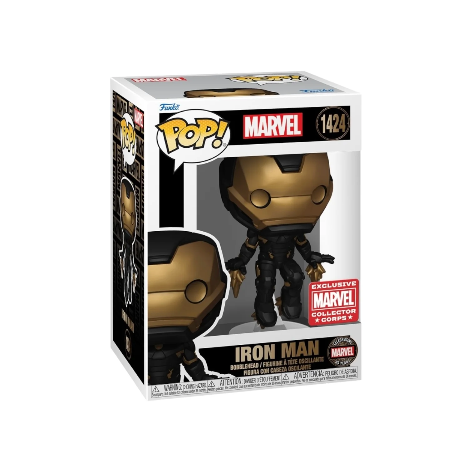 Funko Pop Iron Man Exclusive Marvel Collector Corps-Marvel-1424