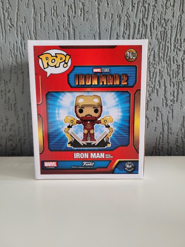 Funko Pop Iron Man With Gantry - Iron Man 2 - #905