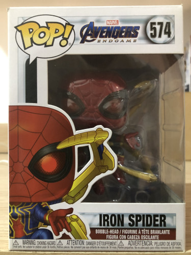 Funko Pop Iron Spider Homem Aranha Ferro Ultimato Disney Matvel Avengers Endgame #574 - Produto Original