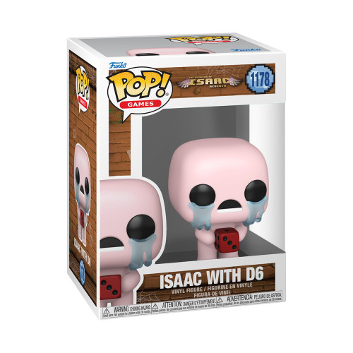 Funko Pop Isaac with D6 The Binding Of Isaac #1178 - Produto Original