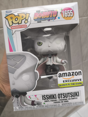 Funko Pop Isshiki Otsutsuki AMAZON GLOW IN THE DARK Exclusive #1655 Boruto - Naruto Boruto - #1655
