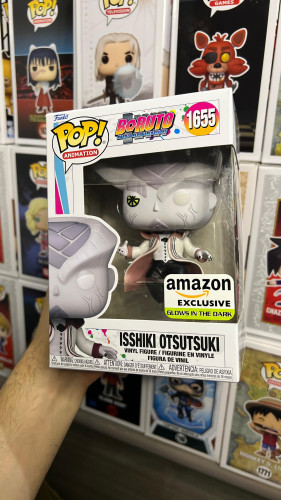 Funko Pop Isshiki Otsutsuki AMAZON GLOW IN THE DARK Exclusive #1655 Boruto-Naruto Boruto-1655