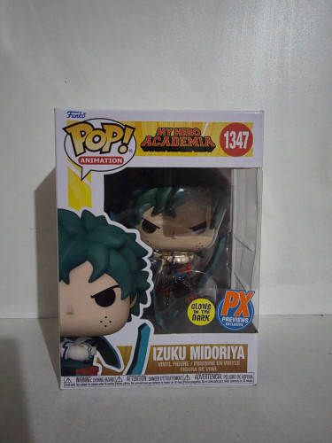 Funko Pop Izuku Midoriya (glow) - Px Previews Exclusivo FUNKO POP #1347 - Produto Original