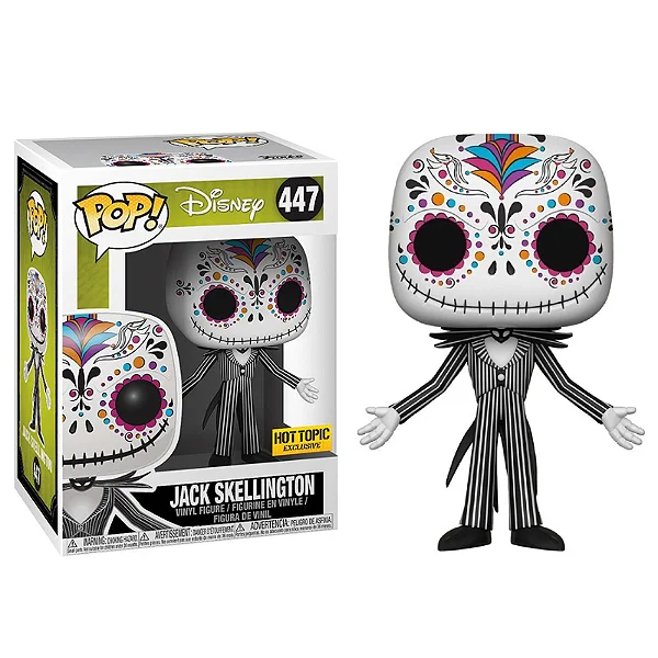 Funko Pop Jack Skellington Hot Topic Disney The Nightmare Before Christmas #447 - Produto Original