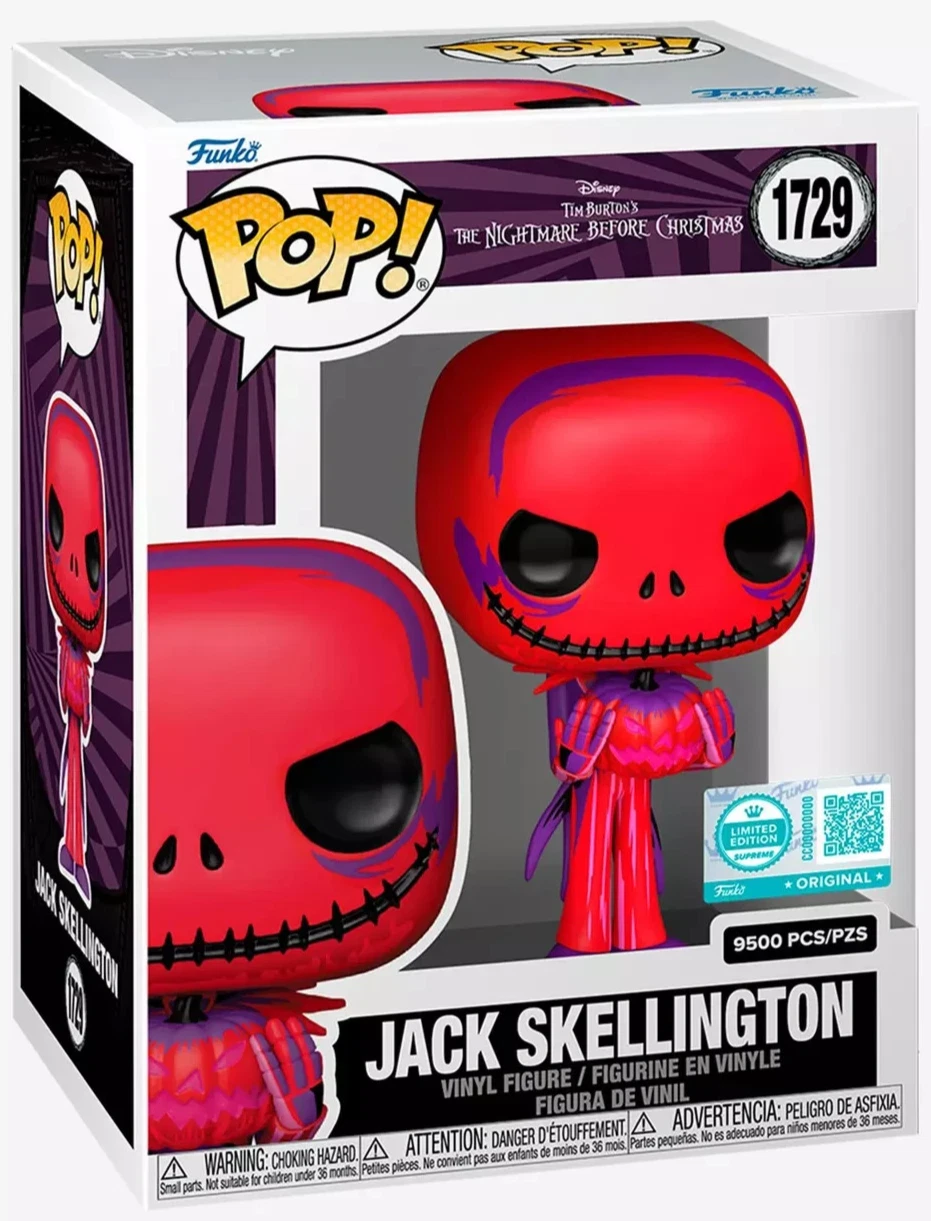 Funko Pop Jack Skellington Limited Edition Supreme-Disney The Nightmare Before Christmas-1729