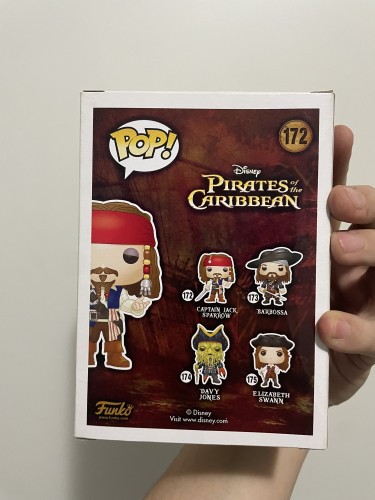 Funko Pop Jack Sparrow - Pirates Of The Caribbean - #172