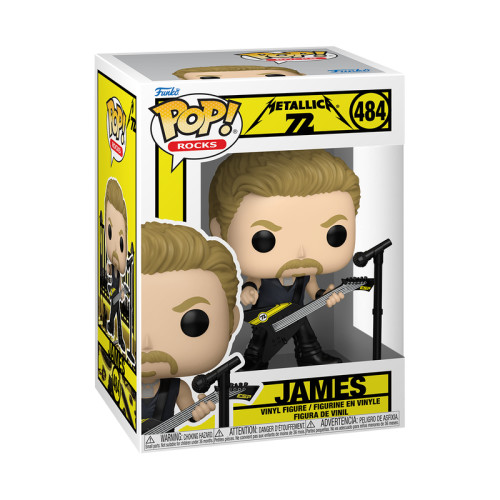 Funko Pop James Metallica 72 #484 - Produto Original