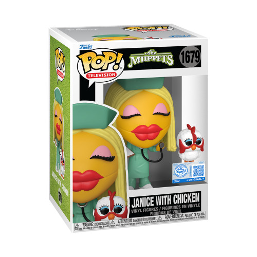 Funko Pop Janice with Chicken Exclusivo The Muppets #1679 - Produto Original