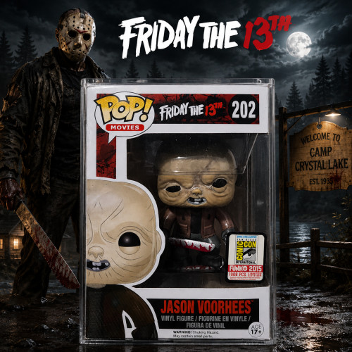 Funko Pop Jason Voorhees 1008 Unidades Sdcc 2015 Friday The 13th #202 - Produto Original