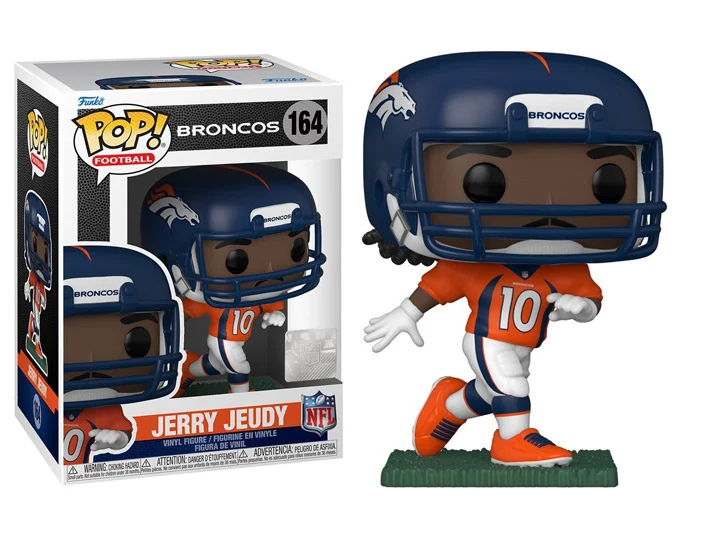 Funko Pop Jerry Jeudy NFL Broncos #164 - Produto Original