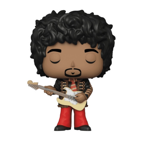 Funko Pop Jimi Hendrix - Exclusive Funko Shop - Com Detalhe Na Caixa - Vaulted - Authentic Hendrix - #239