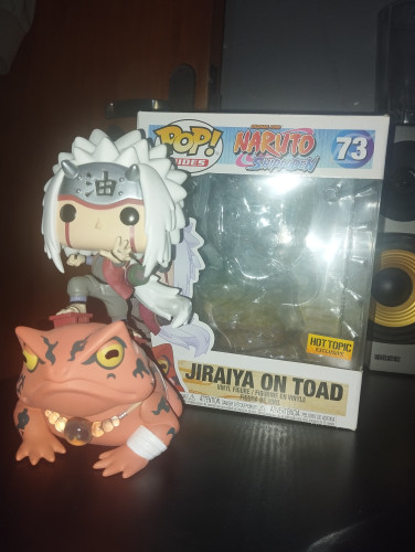 Funko Pop Jiraiya On Toad (rides) Hot Topic - #73 Naruto Shippuden #73 - Produto Original