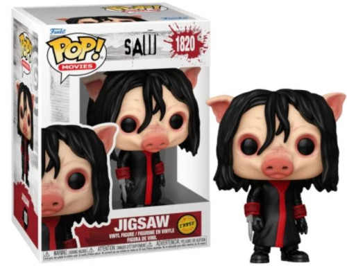 Funko Pop Jogos Mortais 1820 - Jigsaw ( Chase ) - Saw - #1820