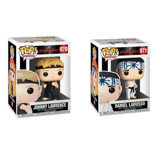 Funko Pop Johnny Lawrence #970 & Daniel Larusso-Cobra Kai-971
