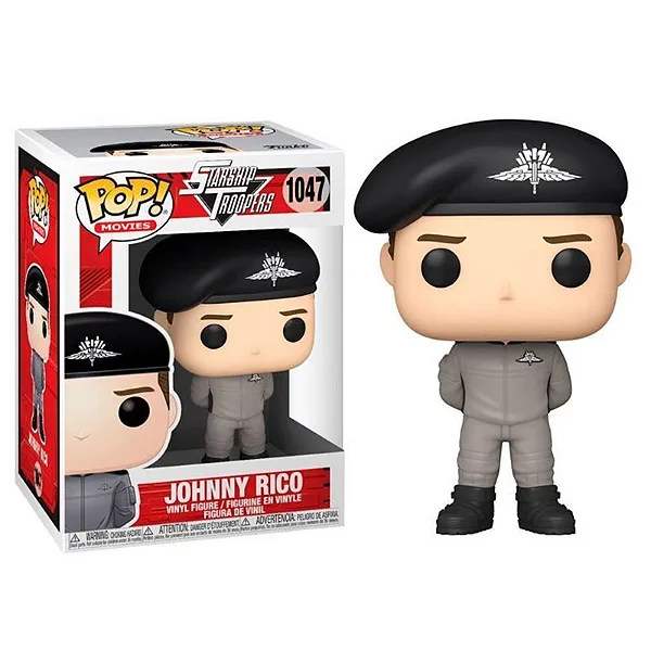 Funko Pop Johnny Rico (detalhe na caixa)-Starship Troopers-1047