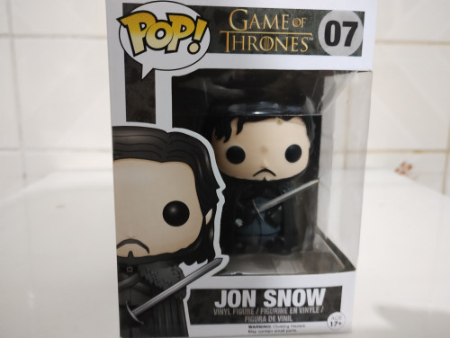 Funko Pop Jon Snow #07 Game Of Thrones #1 - Produto Original