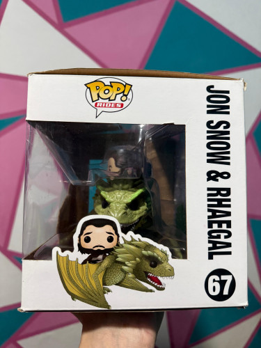 Funko Pop Jon Snow &and Rhaegal Game Of Thrones - Game Of Thrones - #67