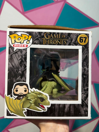 Funko Pop Jon Snow &and Rhaegal Game Of Thrones - Game Of Thrones - #67