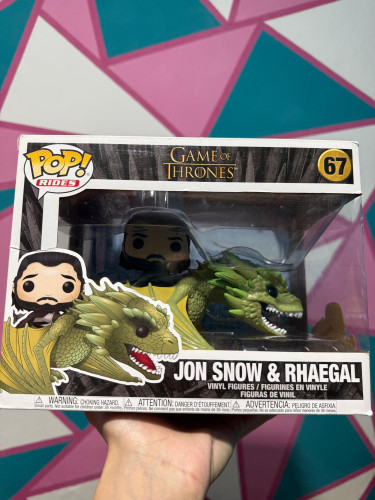 Funko Pop Jon Snow &and Rhaegal Game Of Thrones-Game Of Thrones-67