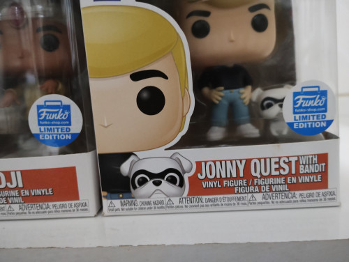 Funko Pop Jonny Quest with Bandit #825 e Hadji #826 (Funko.com exclusivo) - Hanna Barbera - #1