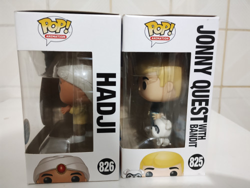 Funko Pop Jonny Quest with Bandit #825 e Hadji #826 (Funko.com exclusivo) - Hanna Barbera - #1
