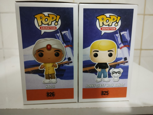 Funko Pop Jonny Quest with Bandit #825 e Hadji #826 (Funko.com exclusivo) - Hanna Barbera - #1