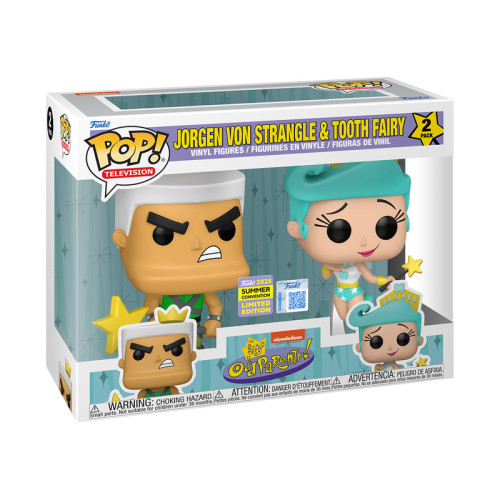 Funko Pop Jorgen Von Strangle & Tooth Fairy Sdcc25-Os Padrinhos Mágicos-0